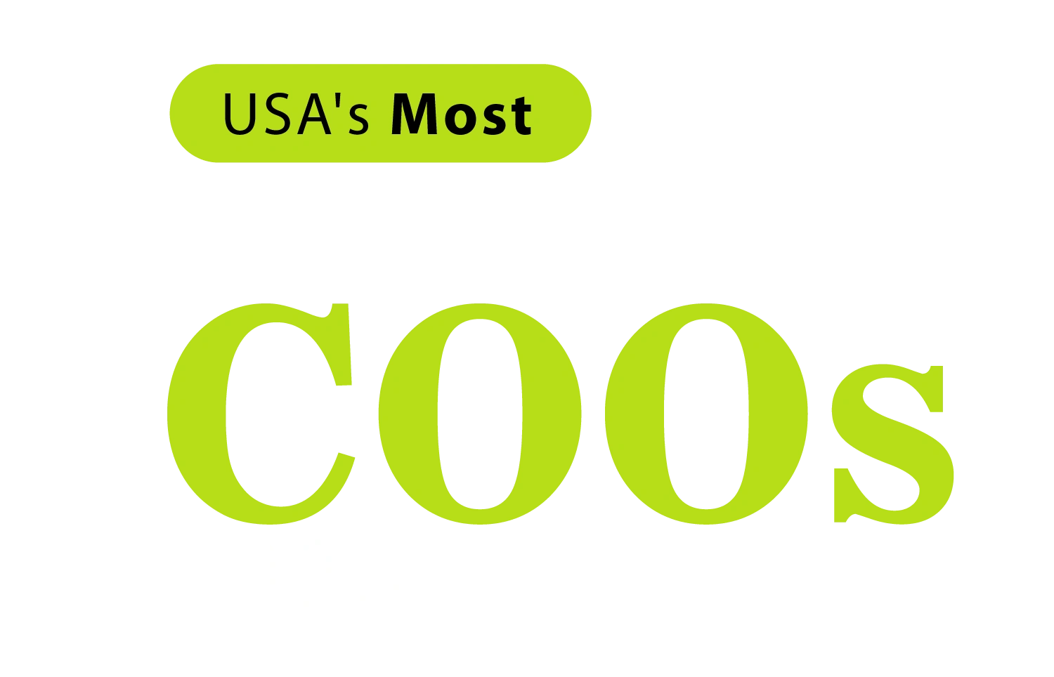 usa's most influential coo's 2025